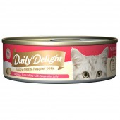 Daily Delight Skipjack Tuna White with Sasami in Jelly 80g 1 carton (24 cans)